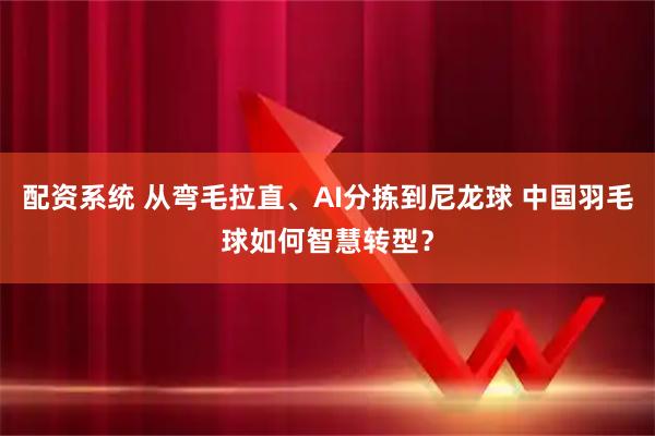 配资系统 从弯毛拉直、AI分拣到尼龙球 中国羽毛球如何智慧转型？